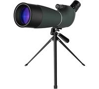 ASVIL 25-75 x 70, monoculare portatile HD per bird watching, con supporto per smartphone e treppiede, impermeabile e custodia da trasporto, BAK4 angolato piccolo portatile