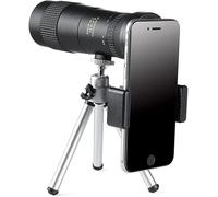 ASVIL 8-40x40 piccolo telescopio portatile compatto retrattile impermeabile professionale HD ED Glass con treppiede Phone Clip
