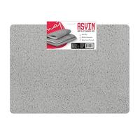 Asvin Grande tappetino antiscivolo per vasca da bagno e doccia per doccia interna e aree umide (60 x 80 cm grigio) ad asciugatura rapida