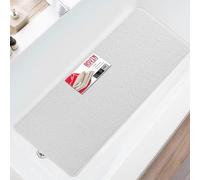 Asvin Tappetino antiscivolo per vasca da bagno e doccia per interni e aree umide (40 x 120 cm, bianco)