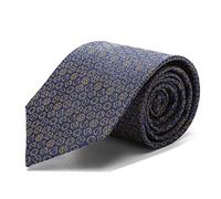 ASVP Shop D&D Dungeon Master's Gift - DnD Accessory - Cravatta a dadini poliedrici, elegante cravatta a dadini, Oro / Navy, taglia unica