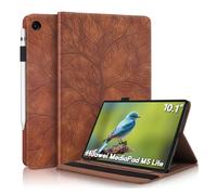 AsWant Custodia Cover per Huawei Mediapad M5 Lite 10.1 pollici 2018,Marrone