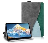 AsWant Custodia per Samsung Galaxy Tab S10 Ultra/Tab S9 Ultra 14,6 Pollici - Pelle Ultra Sottile PU Case con Funzione Stand Tablet Protettiva Cover (Blu)