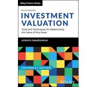 Aswath Damodaran Investment Valuation, University Edition (Tascabile)