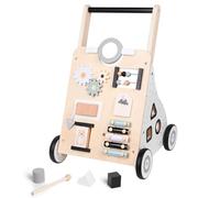 Asweets Girello Bambini, Carrellino Primi Passi Legno, 10 In 1 Centro Attività Montessori, Girello Multifunzione Carrellino Legno, Baby Walker Regalo Bambino