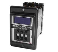 ASY-3D AC 220V 2NO 2NC 8P 999 secondi 999Sec Relè temporizzatore display a 3 cifre con base