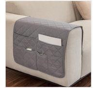 ASYBFLI Divano Letto Organizer,Tasca Portaoggetti Da Letto,Feltro Da Comodino Organizzatore Tasca,Borsa Feltro Comodino Organizer per bracciolo con 6 tasche Per Contiene Libri,Telefono,Telecomando(Gri