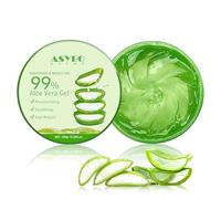 ASYBO 300 ML Aloe Vera Gel - 99% pura Aloe Vera Idratante per viso e corpo, crema naturale di aloe per pelle secca, scottature, acne
