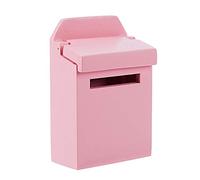 Asyduey 1/12 Rosa in Miniatura per Case delle Bambole in Legno con Cassetta delle Lettere