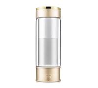 Asyduey 1 Pezzo Generatore di Acqua All'Idrogeno Alcalina Maker Metallo + Vetro Bottiglia Ionizzante d'Acqua Portatile Super Antiossidante