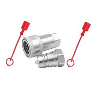 Asyduey 1 Set di Raccordi A Sgancio Rapido ISO7241-A NPT Connettore di Accoppiamento Idraulico