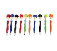 Asyduey 10 Pezzi Mop Topper Pen Detergente per Schermo Penne per Stilo Penna per Pennino per Bambini e Adulti