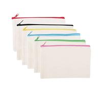 Asyduey 12PZ Sacchetti Cosmetici per il Trucco Multiuso con Cerniera Borsa di Tela Sacchetto Della Matita Borsa da Toilette da Viaggio per il Design DIY