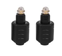 Asyduey 2 Pacchi Ottico 3,5 Mm Femmina Mini Jack Spina A Digitale Toslink Adattatore