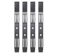 Asyduey 2 Paia di Guide per Dischi Rigidi Accessori per Gabbia per Chassis Guide nel Plastica per Guide di Scorrimento per unità Disco Rigido da 3,5 Un 5,25