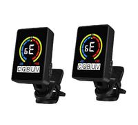 Asyduey 2 Pezzi di Accordatore per Chitarra con Schermo A Colori Ricaricabile, Ukulele, Violino, Basso, Accordatore per Chitarra, Accessori per Accordatore per Chitarra