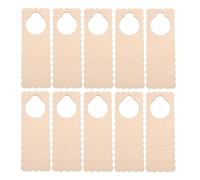 Asyduey 20 Pezzi di Maniglie per Porte in Legno Non Finite, Cartellini per Pittura, DIY, Casa, Ufficio, Hotel, Decorazione per Uso Aziendale D