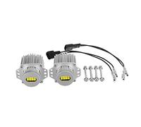 Asyduey 2Pcs Angel Eyes CANbus 80W LED Lampadine per Indicatori Errori per E90 E91 Serie 3 2005-2008 Super Bianca