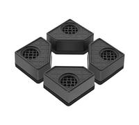 Asyduey 4 Pezzi Cuscinetti per Aumentare L'Altezza Della Lavatrice Cuscinetti Antiscivolo Tappetino Antiscivolo Silenzioso Supporto per Asciugatrice per Frigorifero 4,5 cm