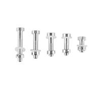 Asyduey 5 Pezzi M2.5 Bullone Dado Rondelle Set Giradischi Cartuccia Testina Stilo Montaggio Vinile LP Giradischi