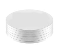 Asyduey 6 Pezzi di Torte di Cartone Rotonde per Torta Base per Torta Fai -da -Te, Dessert e per la Cottura, la Torta Fai -da -Te, Il Dessert e la Creazione di 12 Pollici