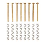Asyduey 8 Pezzi M3x30MM Chitarra elettrica Humbucker Pickup Regolare l'altezza Vite e Molle -
