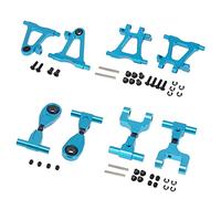 Asyduey 8Pcs Metallo Anteriore Posteriore Superiore Superiore Inferiore Braccia di Sospensione Set per TT-02 TT02 1/10 RC Auto Aggiornamento Parti Accessori, 2