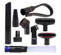 Asyduey Accessori per Aspirapolvere Domestico Pezzi di Ricambio di Ricambio Accessori Adattatore per Tubo 'Aspirapolvere da 2 1/2 Pollici A 1 1/4 Pollici, Bocchetta per Fessure Flessibile