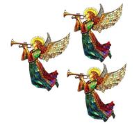 Asyduey Acchiappasole A Forma di di Natale, Ciondolo A Disco in Acrilico per Finestra in Vetro Colorato, Regalo di Natale