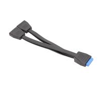 Asyduey Adattatore di Estensione Interna Y Splitter 19/20 Pin 1 A 2 da 20 cm per Scheda Madre del Computer, di Estensione per Intestazione USB 3.0 19/20 Pin 1 A 2 Y Splitter Interno.