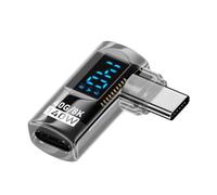 Asyduey Adattatore USB C da 90 Gradi, Adattatore Tipo C A Forma di U Ad Angolo Retto, Trasferimento Dati A 40 Gbps, Convertitore USB 4.0 PD da 140 W, 8K, 60 Hz, B