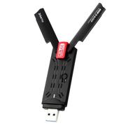 Asyduey Adattatore WiFi6E AX5400 A 5400 MHz, USB3.0, Adattatore WiFi A 2.4G/5G/6GHz, Supporta WPA3, Standard 802.11AX, Scheda di Rete Wireless per Win 10/11