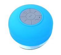 Asyduey Altoparlante Bluetooth Wireless da Bagno con Ventosa Mini Altoparlante Stereo Portatile RGB con Luce per Sport all'Aria Aperta Blu