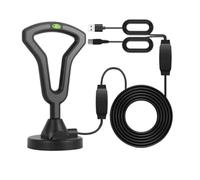 Asyduey Amplificatore Universale per Antenna HDTV Ad Alto Guadagno, Bassa Latenza, per Migliorare la Ricezione del Segnale TV Digitale Indoor, Resistente.