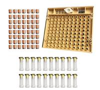 Asyduey Attrezzi per apicoltura Set attrezzi Queen Rearing System Scatola per coltivazione 110 pezzi Coppe per cellula d'ape in plastica Kit per tazza Queen Cage