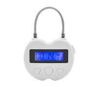 Asyduey Blocco Orario Intelligente Display LCD Blocco Orario Timer Elettronico Multifunzione, Lucchetto con Timer Temporaneo Ricaricabile USB Impermeabile