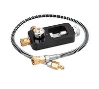 Asyduey Bombole per Immersioni Subacquee Ricarica Set di Adattatori Accessori per Immersioni All'Aperto Nero con Tubo Misuratore di Pressione