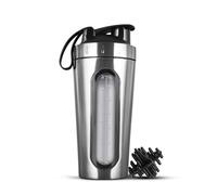 Asyduey Bottiglie Shaker per Miscele Proteiche. Shaker Proteico In Acciaio Inossidabile Che Non Rimane/Caldo, Coppe Shaker In Metallo con Finestra Visibile: Durevoli e Facili da Usare