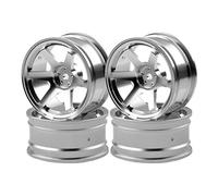 Asyduey Cerchio Ruota Un Raggi nel Lega di Alluminio 4P per RC 1/10 On-Road 1052 Drift TE37+,