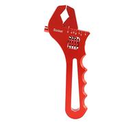Asyduey Chiave Regolabile, Una Chiave Inglese, Chiave nel Alluminio Strumento per il Montaggio del Tubo Flessibile Chiave nel Alluminio AN3-AN16 - Rosso