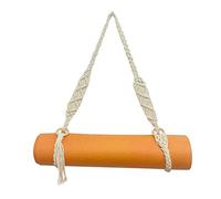 Asyduey Cinghia per Il Trasporto del Tappetino da Yoga Fatto a Mano Boho Crochet Macrame Tracolla Regolabile per Tappetino da Yoga Pilates Esercizio Fitness