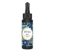 Asyduey Colla in Resina UV Trasparente Polimerizzazione Ultravioletta Colla UV in Resina Epossidica Ad Asciugatura Rapida Strumenti per la Creazione di Gioielli Fai da Te Durevole 50G