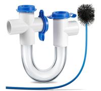 Asyduey Collettore di Condensa da 3/4 Pollici, Collettore A Forma di U in PVC per Condizionatori d'Aria HVAC, Drena Efficacemente L'Acqua di Condensa