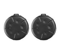 Asyduey Dispenser di Monete da 2 Pezzi - Portamonete Portatile con Clip, Portamonete Portafoglio da Collezione Minimalista (Confezione da 2, Nero)