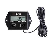 Asyduey Display Digitale Contagiri Indicatore Induttivo Display LCD per Motore A per Auto per Barca A Motore