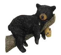 Asyduey Divertente Cucciolo di Orsetto Nero Che Un Pisolino Appeso A Un Albero Figurina Simpatico Orsetto Che Un Pisolino Appeso Fuori