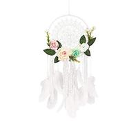 Asyduey Dream Catcher Ciondolo DIY Fiore Dream Catcher Appeso Un Parete Decorazione Decorazione per Matrimoni Sogno Ragazza Decorazione Camera Regalo