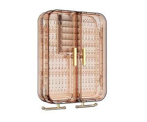 Asyduey Espositore Porta Orecchini, Trasparente da Appendere, Punzonatura, Organizer per Gioielli A