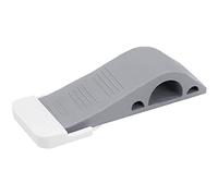 Asyduey Fermaporta - Confezione da 1 Cuneo nel Gomma per Porta per Moquette, Legno Duro, Cemento e Piastrelle - Accessori per La Casa - Grigio