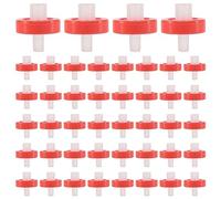Asyduey Filtro per Siringa da 100 Pezzi nel PTFE, Filtro da Laboratorio per Siringa, Diametro della Membrana di 13 Mm, Dimensione dei Pori 0,22μM, HPLC